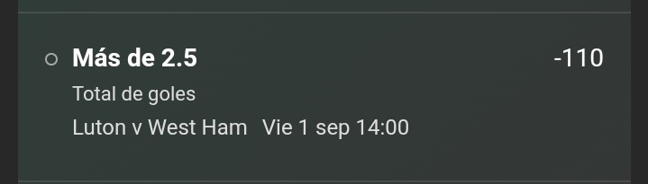 CordobesEl2's tweet photo. Vamos a iniciar Septiembre como se debe.

🔴Viernes 1 Septiembre
⚽ Luton Town vs West Ham
 Over 2.5 goles -110

⚽ Nantes vs Marsella 
Over 2.5 goles -138 https://t.co/OaCXyh2Fz8