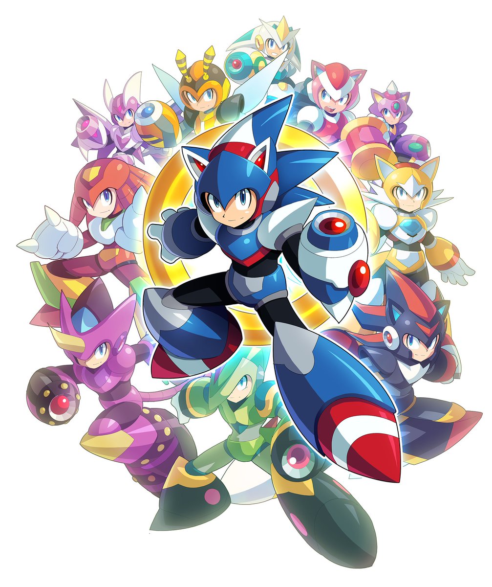 「Mega  The Sega Armors #Megaman #Sonic #S」|ultimatemaverickxのイラスト