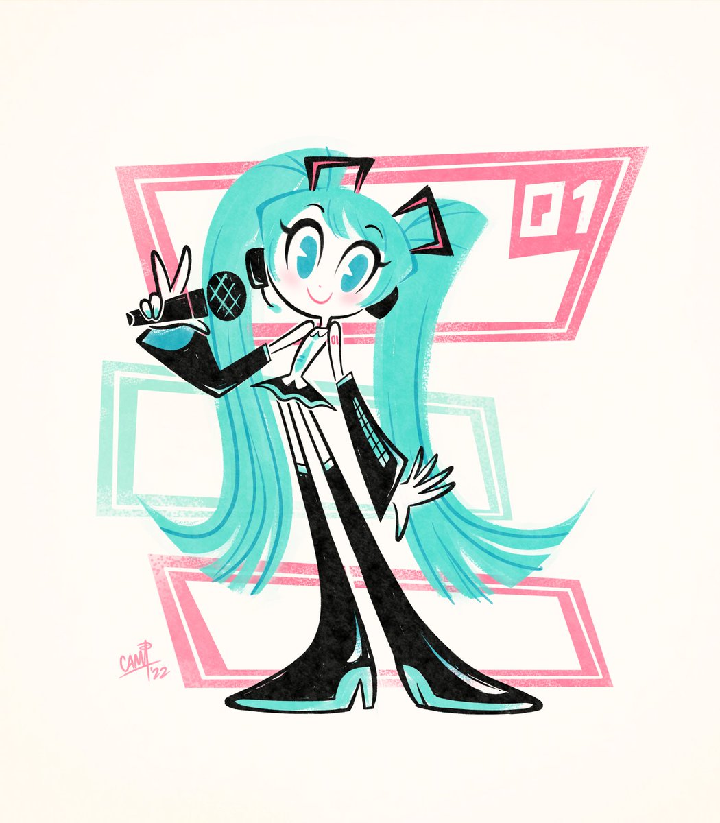 初音ミク 「reupload for #miku16th because I still l」|Camiのイラスト