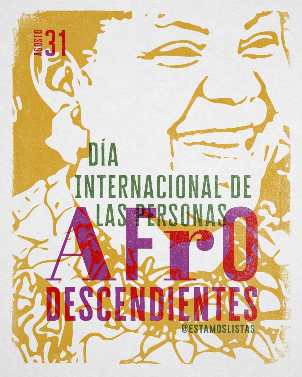 Celebramos las existencias, los saberes, las acciones políticas y la cultura de la diáspora africana en todo el mundo. Somos hijas de esa raigambre libertaria ancestral de África, de los pueblos del Pacífico y del Caribe. #OrgullosamenteAfro 1/2