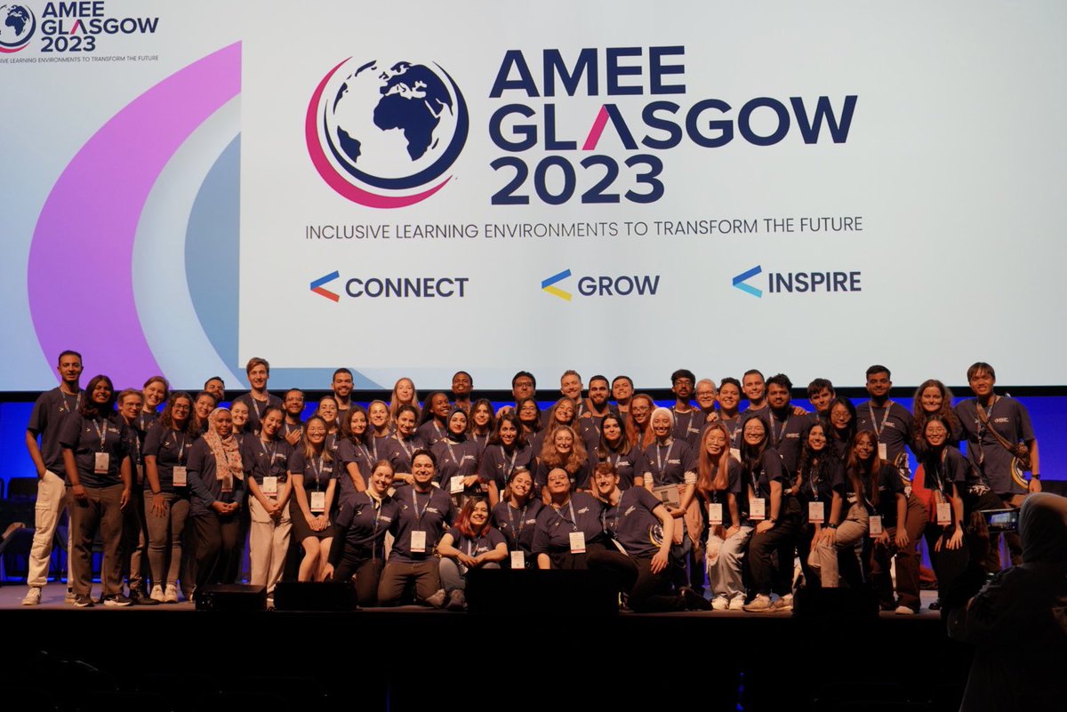 anais_deere's tweet photo. Thank you #AMEESTF for the incredible opportunity to attend #AMEE2023 in Glasgow. Really appreciated the chance to meet, learn from, and connect with so many fantastic people at the conference.
Excited to take these new insights with me! https://t.co/DeJOsPz4Lt