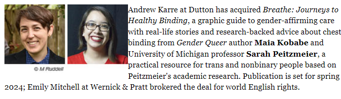 Coming next spring from Maia Kobabe and Dr. Sarah Peitzmeier!