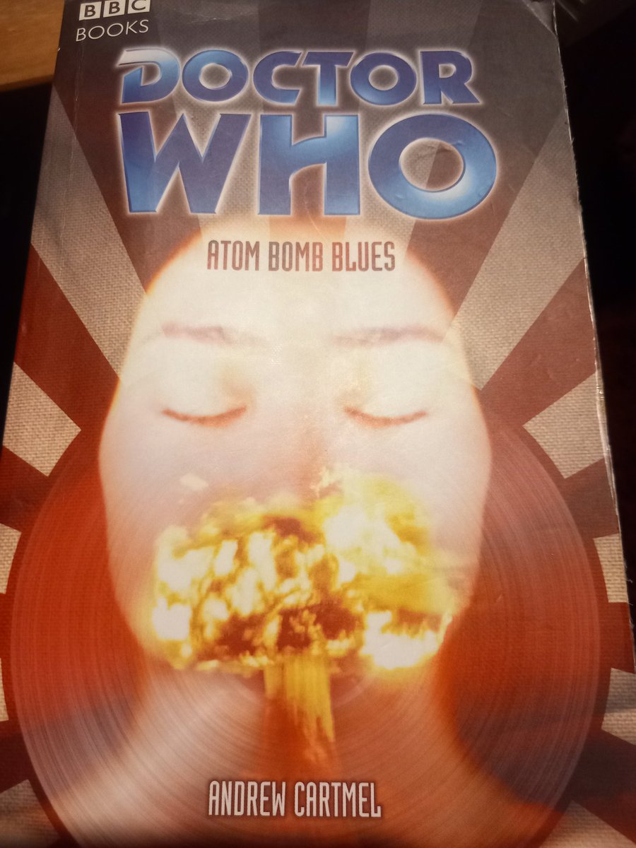 Finally finished this beauty of a novel, after all, what else am I going to read during #Barbenheimer?????

#DoctorWho #AndrewCartmel #AtomBombBlues #BBCbooks #seventhdoctornovels