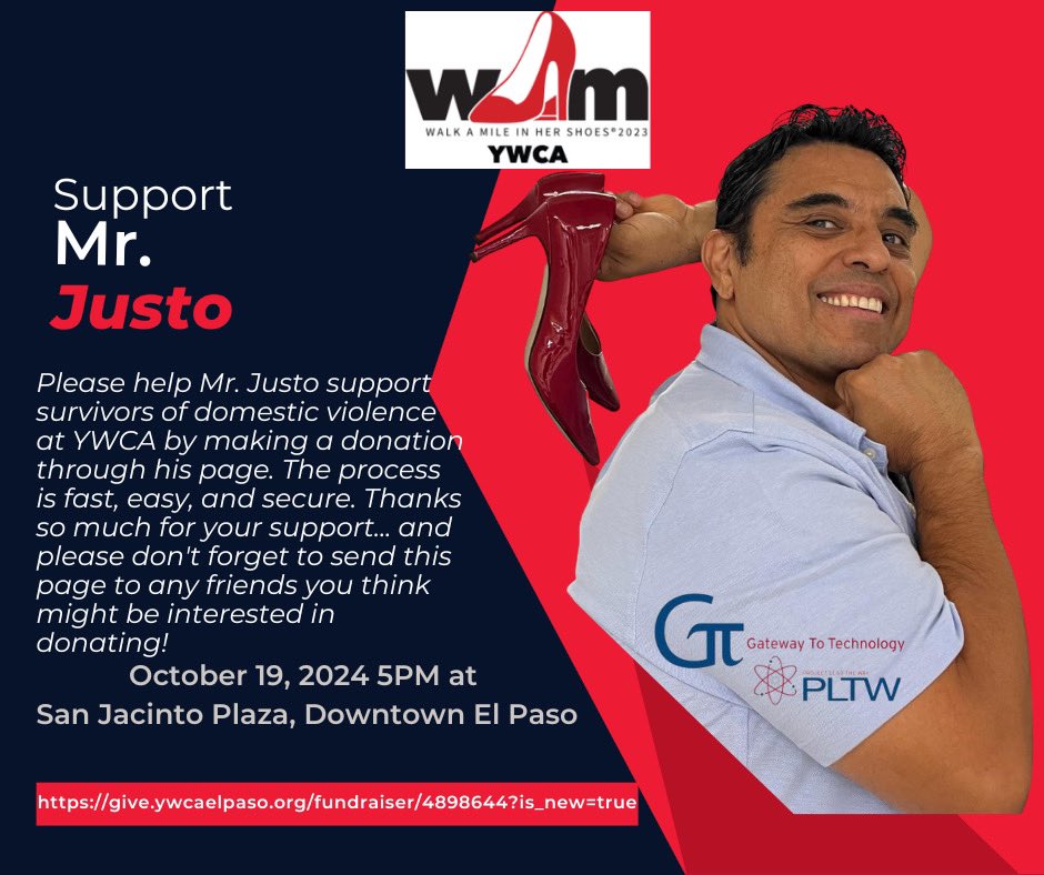 Happy to represent Sun Ridge MS, help support survivors of domestic violence YWCA by making a donation through my page. fast, easy, and secure. Thanks, please send this page to any friends you think might be interested in donating! give.ywcaelpaso.org/fundraiser/489…