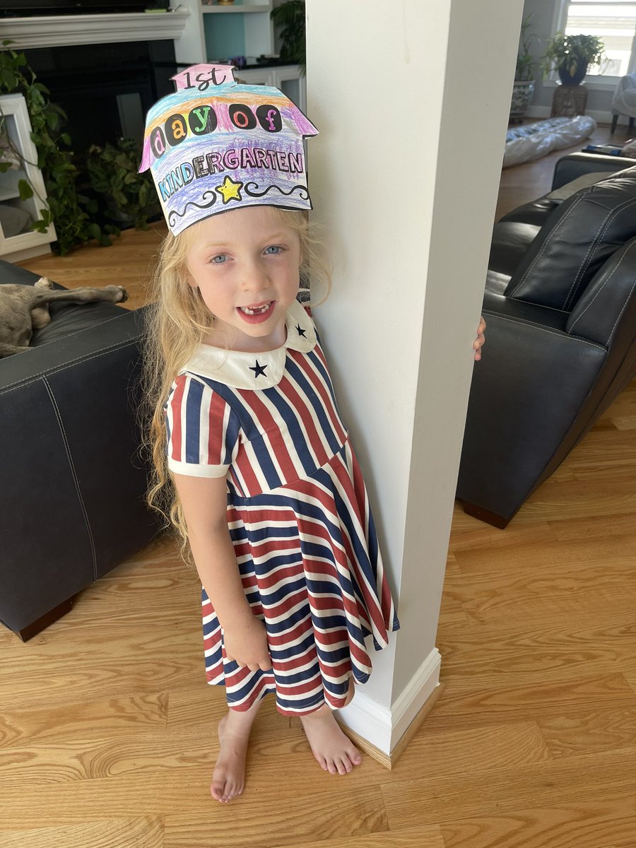 LastnerFam's tweet image. First Day of Kindergarten success!! Thank you to @FSESAACPS for taking great care of my girl! #aacpsawesome #firstdayofK