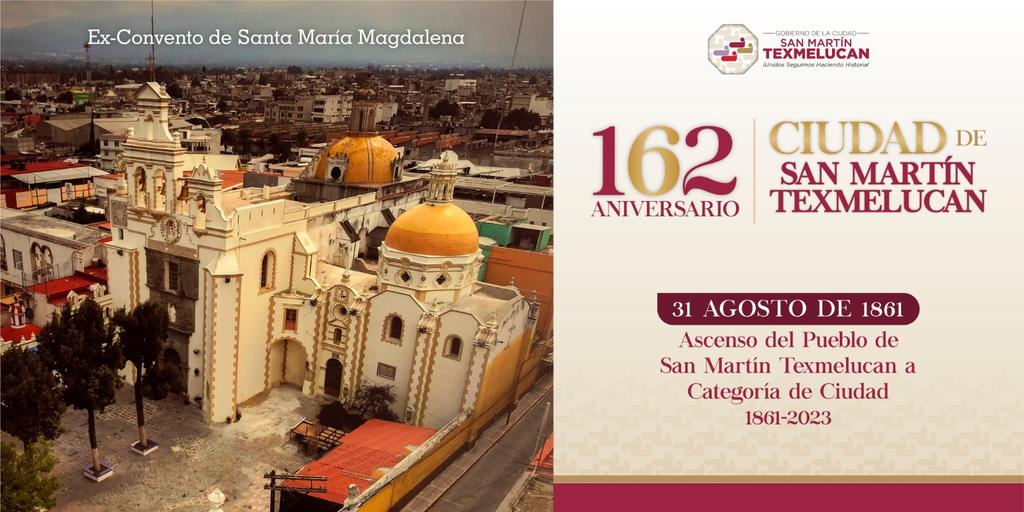 ArchivoTex's tweet photo. TEXMELUCAN EN LA HISTORIA.
CLXII ANIVERSARIO DEL ASCENSO DE SAN MARTÍN TEXMELUCAN A LA CATEGORÍA DE CIUDAD.
31/08/1861- 31/08/2023 https://t.co/q4iRSGvKEo