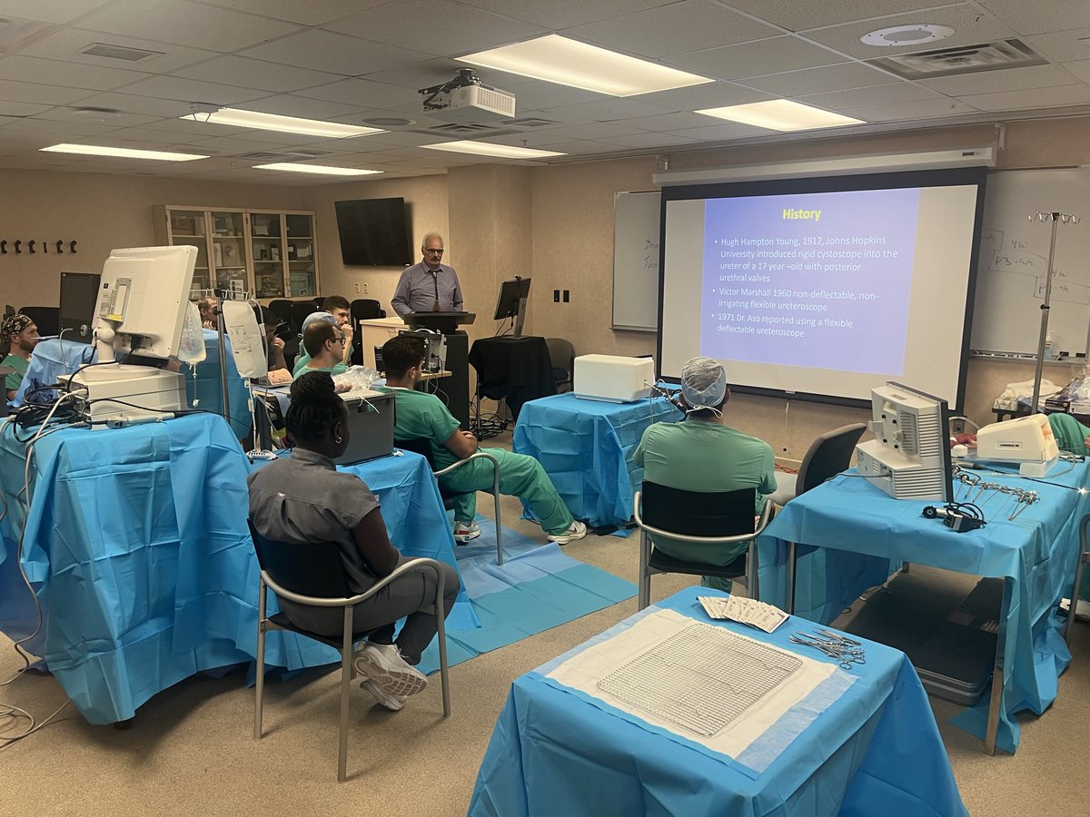 Wake Forest Urology (@wakeurology) on Twitter photo Special thank you to <a href="/KARLSTORZUro/">KARL STORZ Urology</a> for an incredible resident didactic and simulation session for our residents! We had the opportunity to learn about new advances in endourology as well as simulate PCNL access and ureteral reconstruction.
<a href="/Endo_Society/">Endourological Society</a> <a href="/AmerUrological/">Amer. Urol. Assn.</a> Special thank you to <a href="/KARLSTORZUro/">KARL STORZ Urology</a> for an incredible resident didactic and simulation session for our residents! We had the opportunity to learn about new advances in endourology as well as simulate PCNL access and ureteral reconstruction.
<a href="/Endo_Society/">Endourological Society</a> <a href="/AmerUrological/">Amer. Urol. Assn.</a>