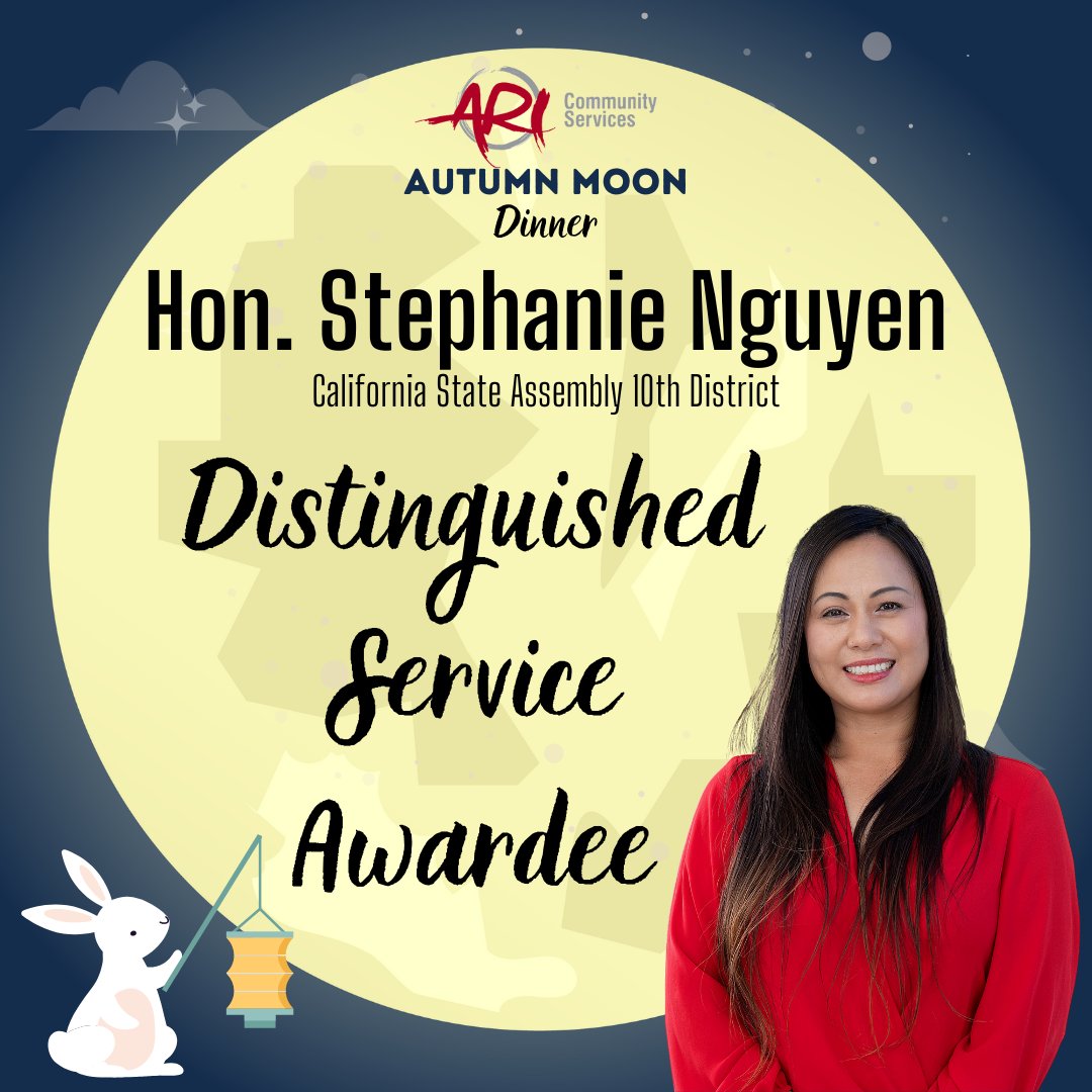 Last but not least, we are thrilled to announce @asmnguyen for our Distinguished Service Award. Started her time with ARI since 2003, Stephanie’s leadership has been instrumental in building crucial resources for our communities in Sacramento. Thank you, Stephanie!