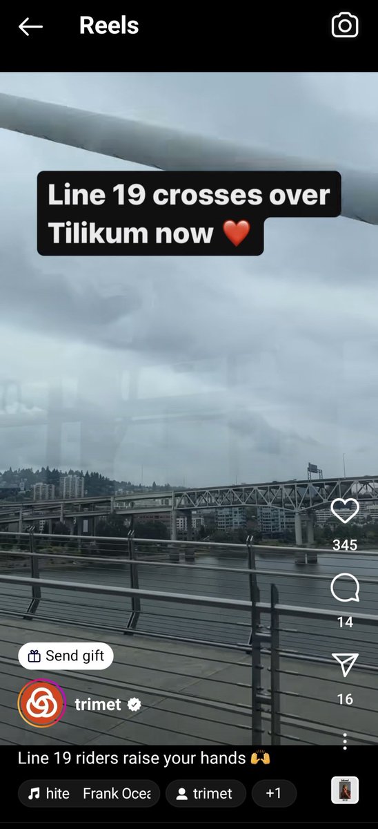 shawnmdonaghy's tweet photo. Shoutout to @trimet on their Forward Together plan utiling the incredible Tilikum Crossing on the Rte 19! It will absolutely benefit riders vs. Ross Island bridge. Would love to see next-level thinking on the @IbrProgram I-5 with embedded track for multi-modal use! #future 🚌🚋 https://t.co/A6cZlNRmtr
