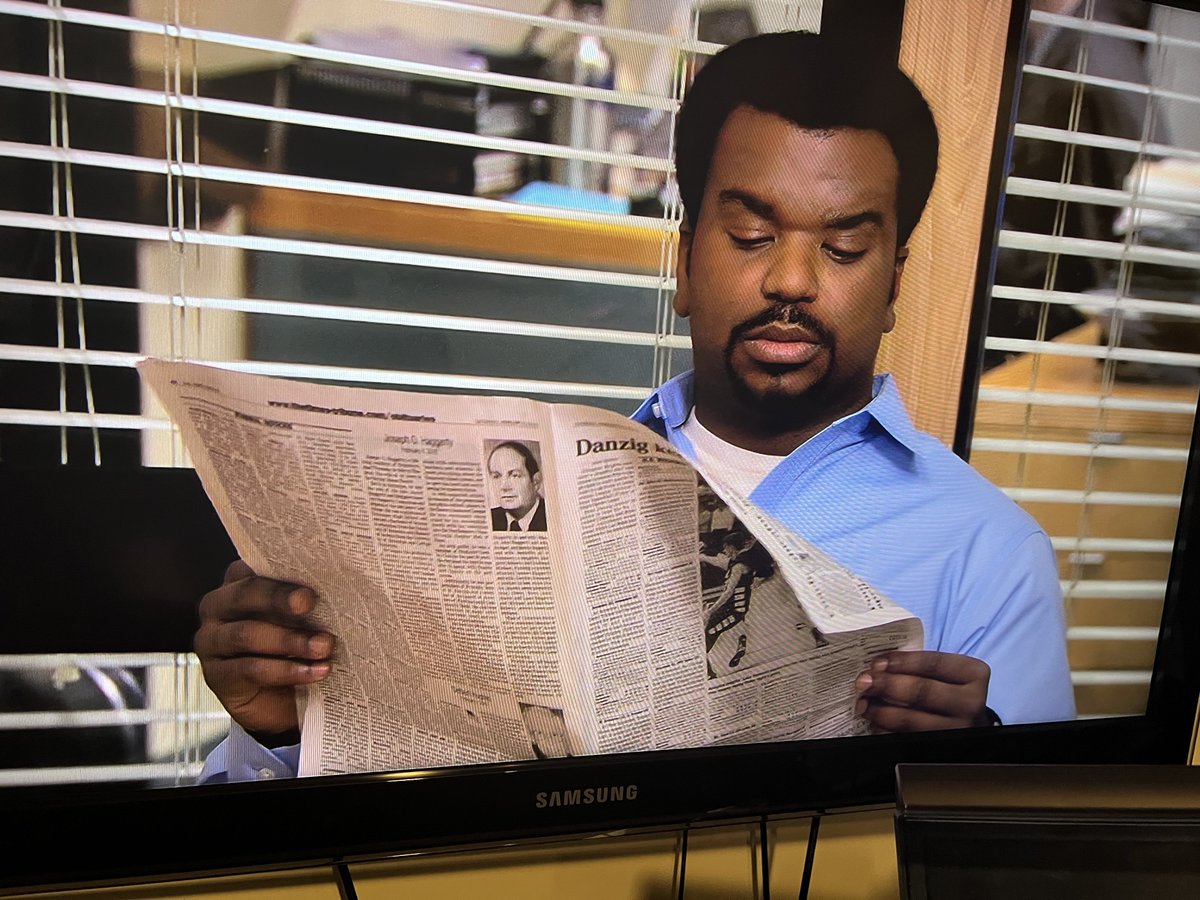 You know #d3hoops season is coming up fast when watching The Office, you eye catches the headline…