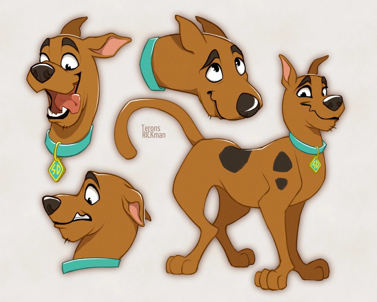 _TeronsRickman_'s tweet photo. Sudden #ScoobyDo! I'm trying to learn how other artists do - to quickly get inspired by something after watching and sketch in the evening, and not wait for hyperfix, walk in it for two months and only then draw for another month..... https://t.co/h87bvYVPTw