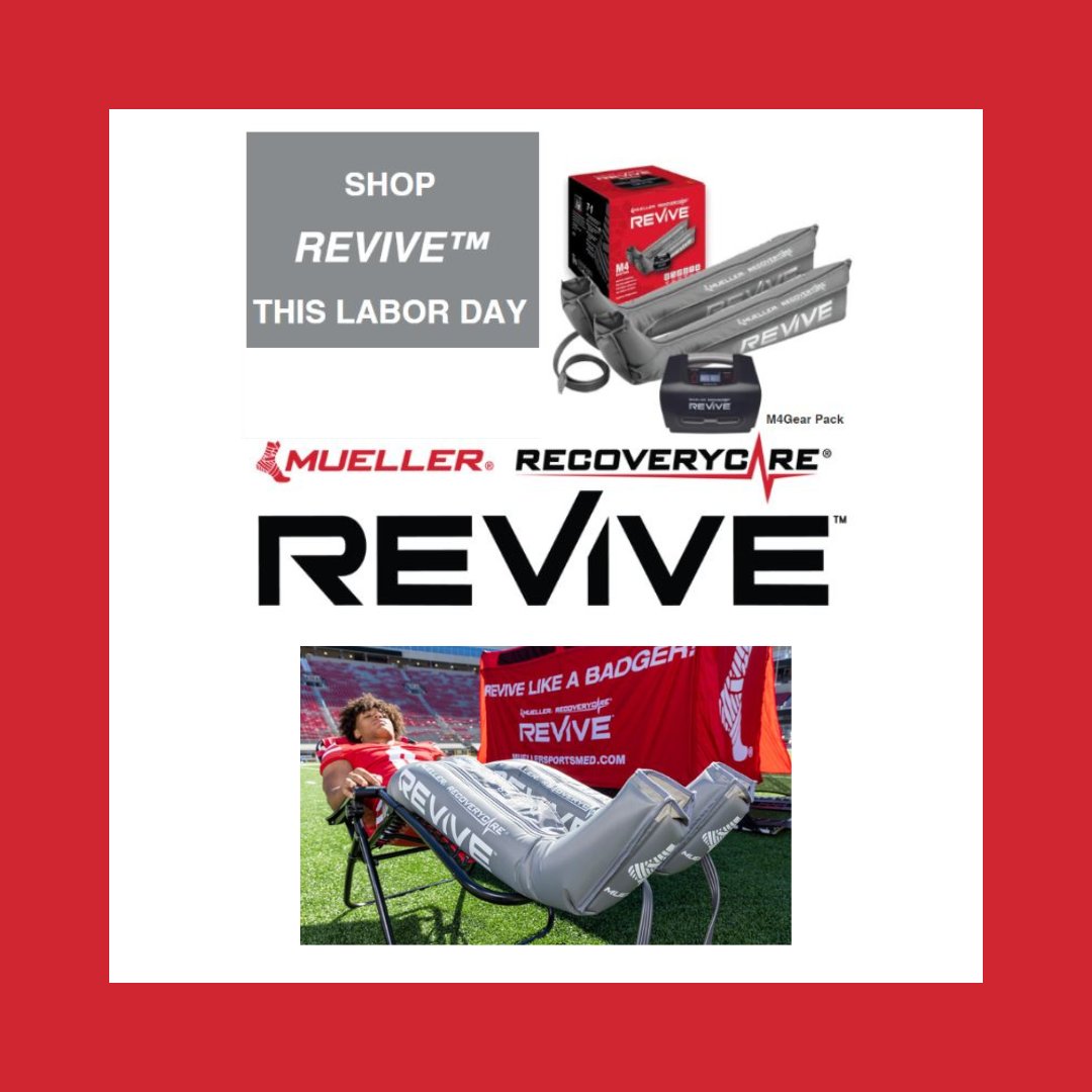 MuellerSportMed's tweet photo. Labor Day weekend is a good time to REVIVE.
Shop Revive™!
https://t.co/kQcbqagzIw
#getrevived #revive #teammueller #muellerready #builtinsport #madeforlife https://t.co/FvtXqTuegm