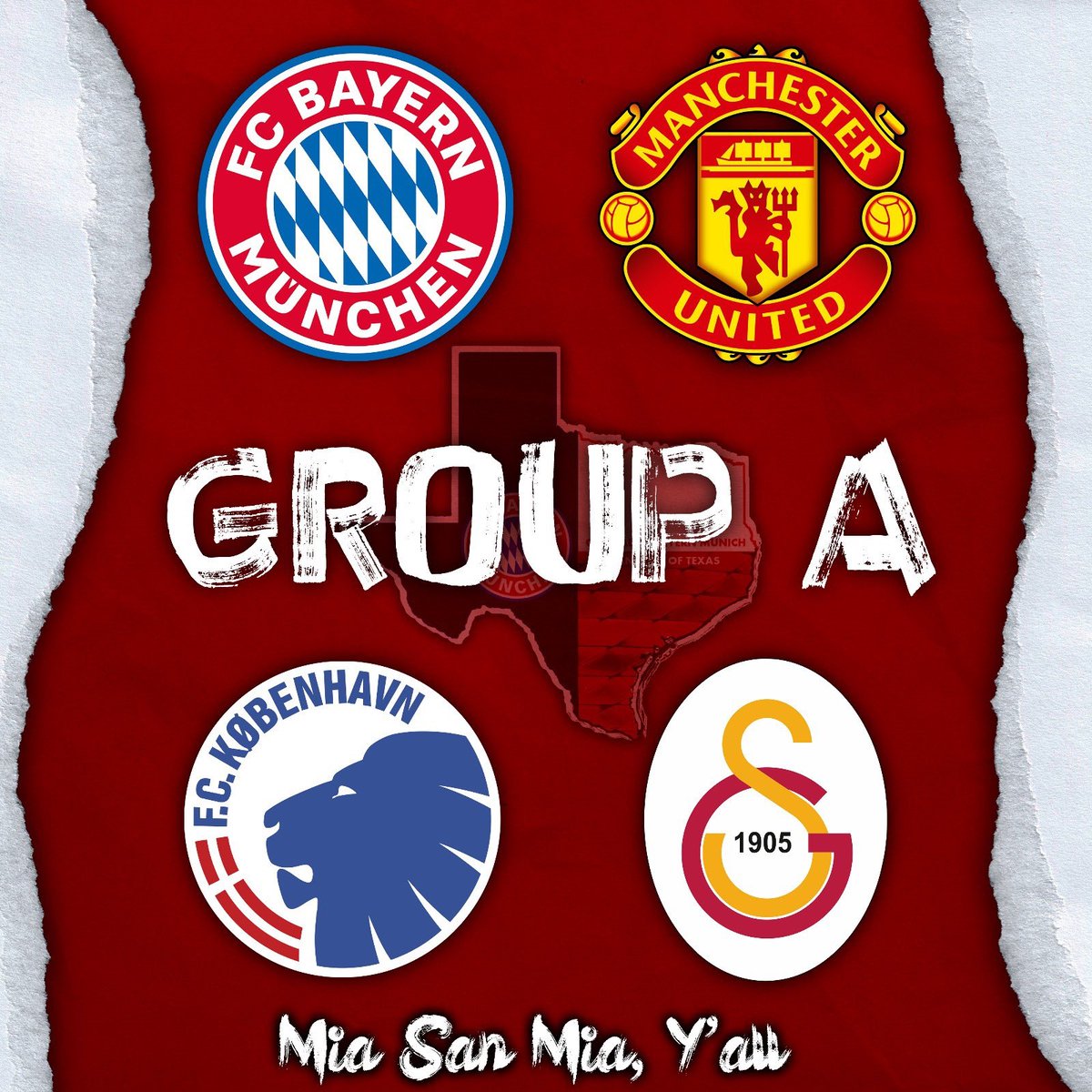 FCBayern_Texas's tweet photo. ⭐️ Group A ⭐️
See you soon @ManUtd #UEFAchampionsleague https://t.co/heY4Jd2rJj