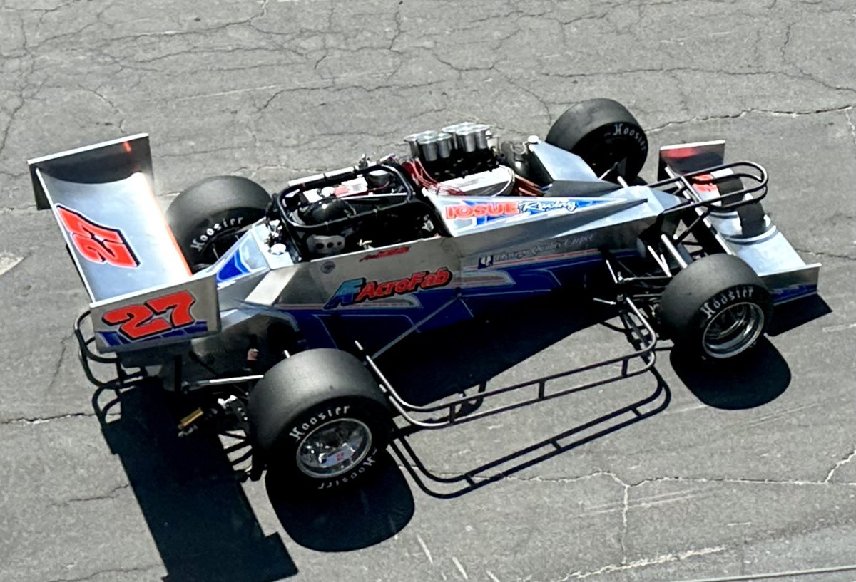 OswegoSpeedway's tweet photo. Aric Iosue comes out with a new set of tires and finds a 16.056 for the fastest Supermodified lap of the week in the No. 27. #SteelPalace #BudClassicWeek67 https://t.co/gidbngE380