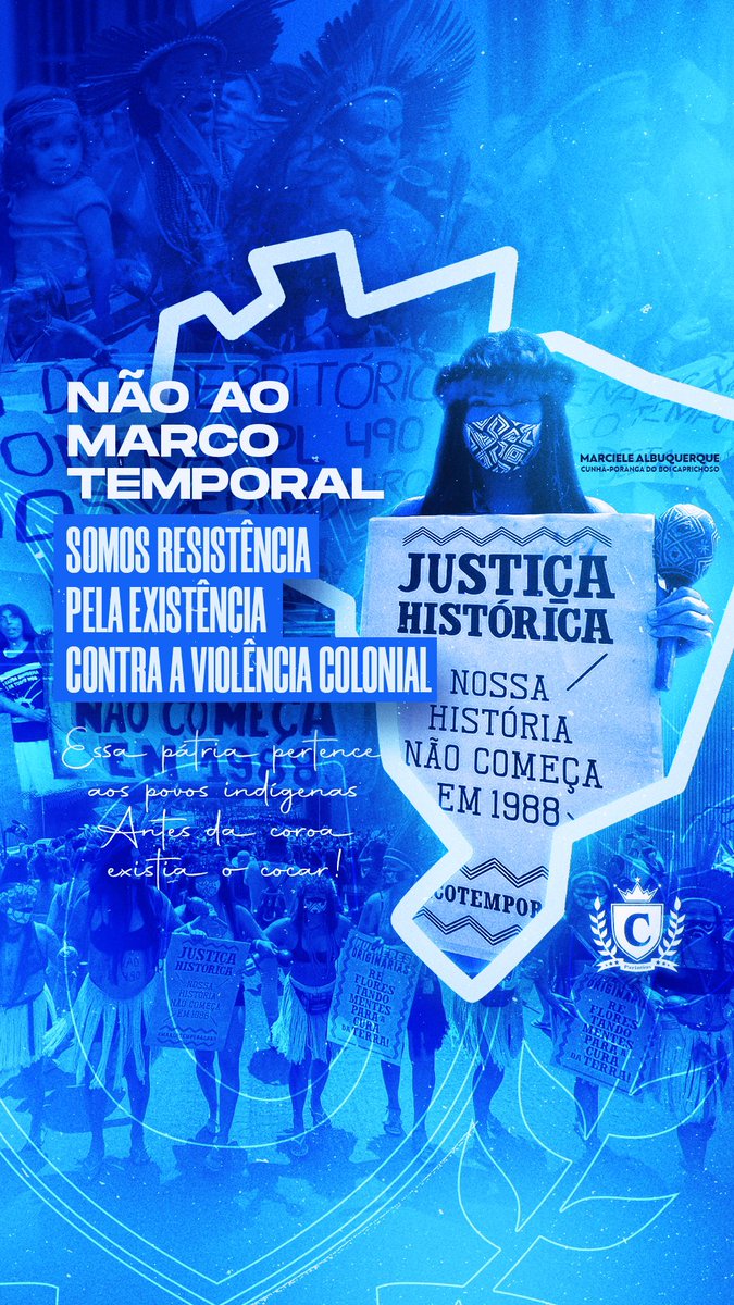 boicaprichoso's tweet photo. Antes da coroa, existia o cocar!

O Boi Caprichoso é parte integrante da luta pelo território indígena, do respeito à morada de nossos ancestrais. “Se meu direito é violado, minha voz não calará, ecoará. Eu luto por justiça social, meu canto pelo tempo retumbará.” https://t.co/tDHARh7McE