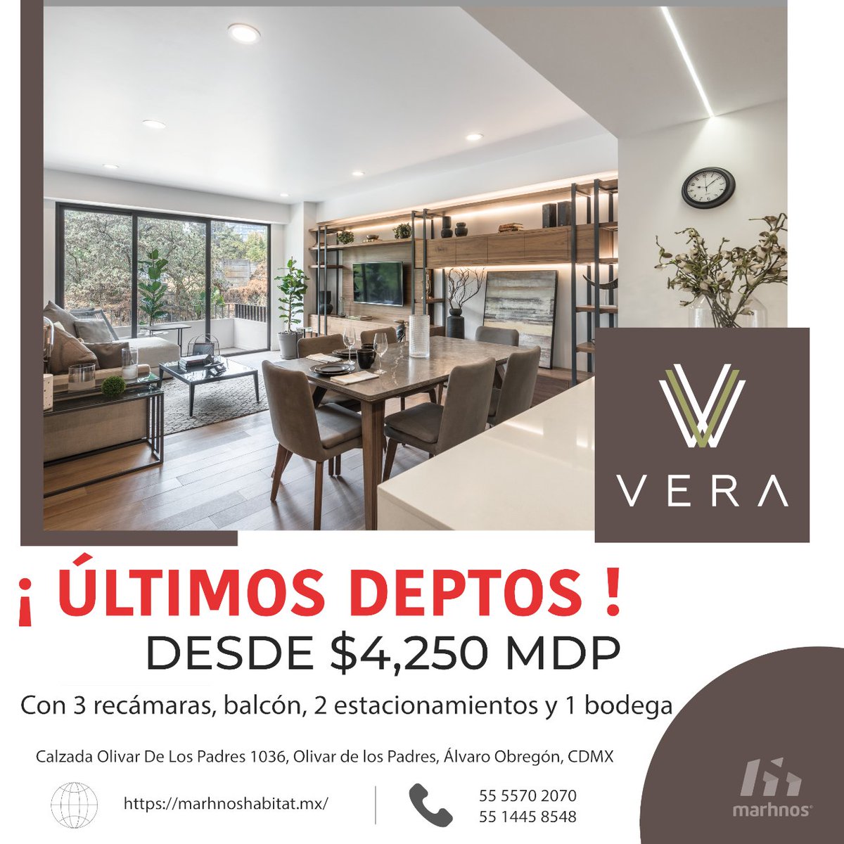 Invierte en tu futuro con un nuevo departamento en CDMX y vive en un desarrollo completamente nuevo y modernos, con las mejores amenidades para ti y tu familia
Contáctanos al 55 1445 8548
marhnoshabitat.mx/livix-by-marhn…
