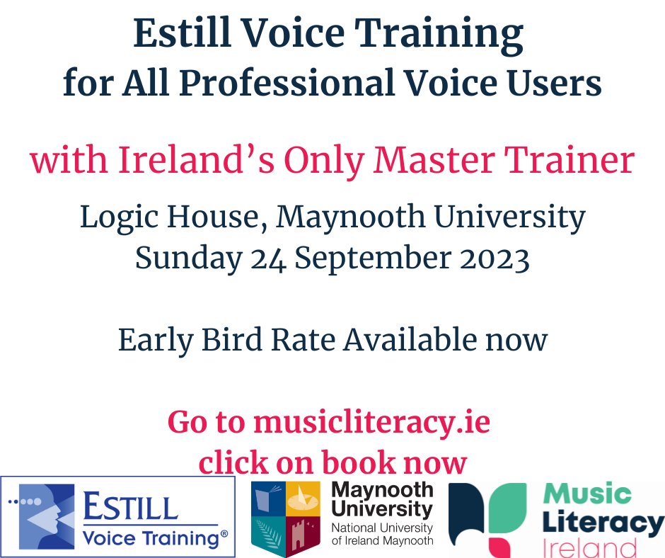 #estillvoice #speechandlanguagetherapists #actors #drama #singers #publicspeakers #choirs #voice
<a href="/maynoothuni/">Maynooth University</a>
