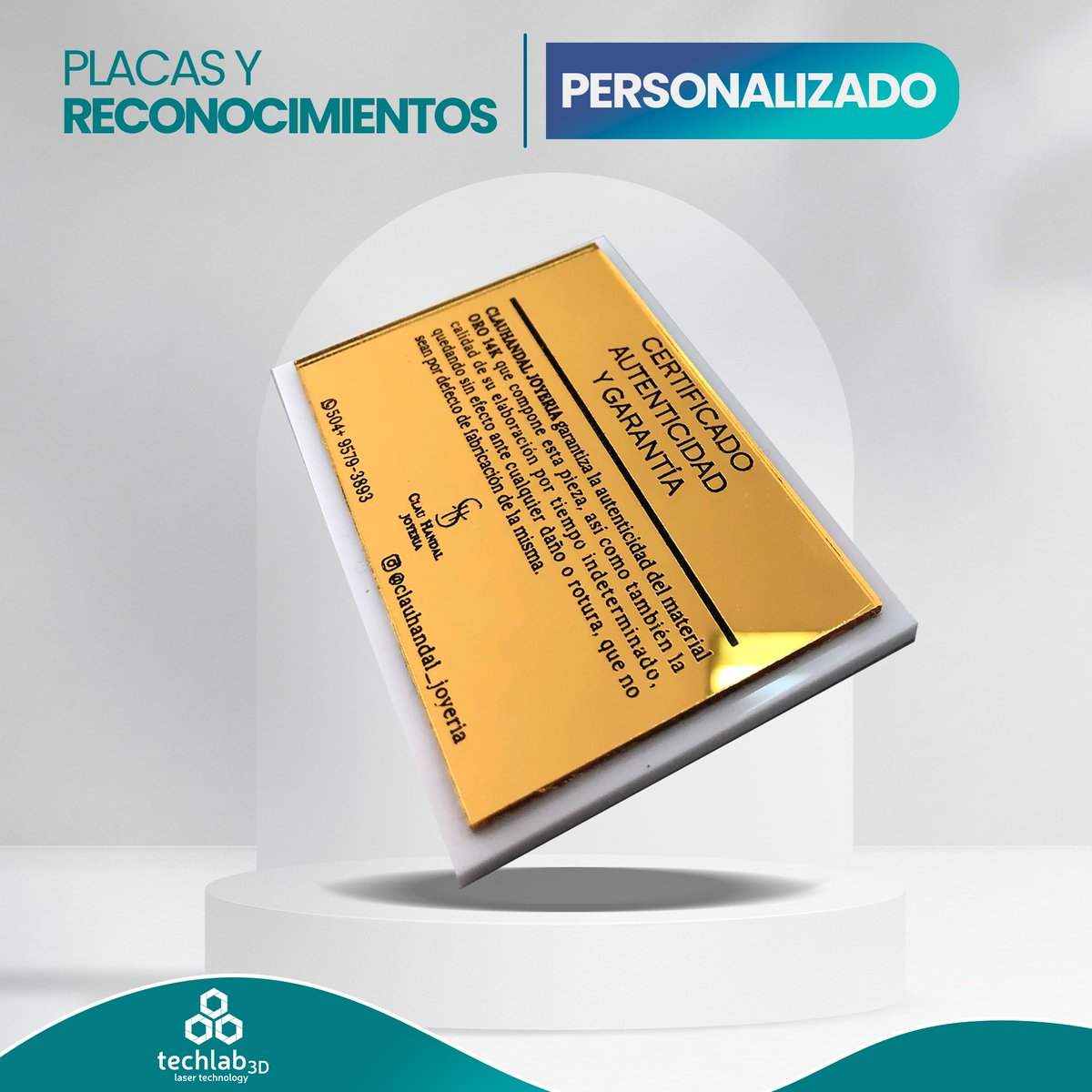 Techlab3d's tweet photo. Dale un giro a tu negocio con placas personalizadas. #HechoEnTechLab3D https://t.co/ltCmIz832S