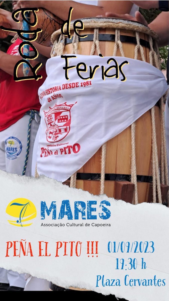 QuilomboHenares's tweet photo. El  Quilombo  del  Henares: Roda en Ferias 2023 https://t.co/qTVNkPDA3N https://t.co/GY2WgtxBiU