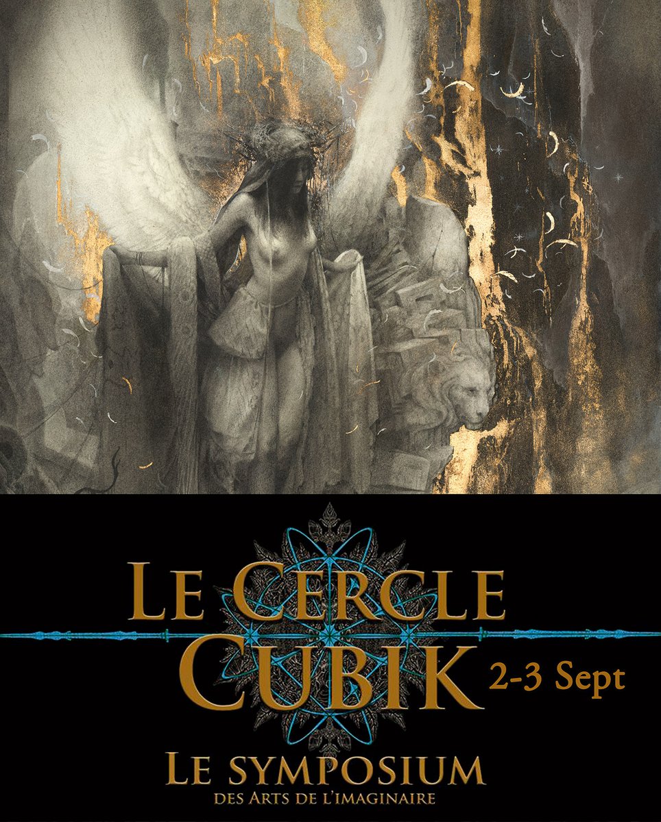 Nous serons présents les 2-3 septembre à Rochefort-en-Terre, avec @PsycheOphiuchus , à l'occasion du Cercle Cubik. Nous y tiendrons un stand avec des livres et des tirages, et participerons à une table ronde sur l'IA dans l'art. Au plaisir de vous y rencontrer !