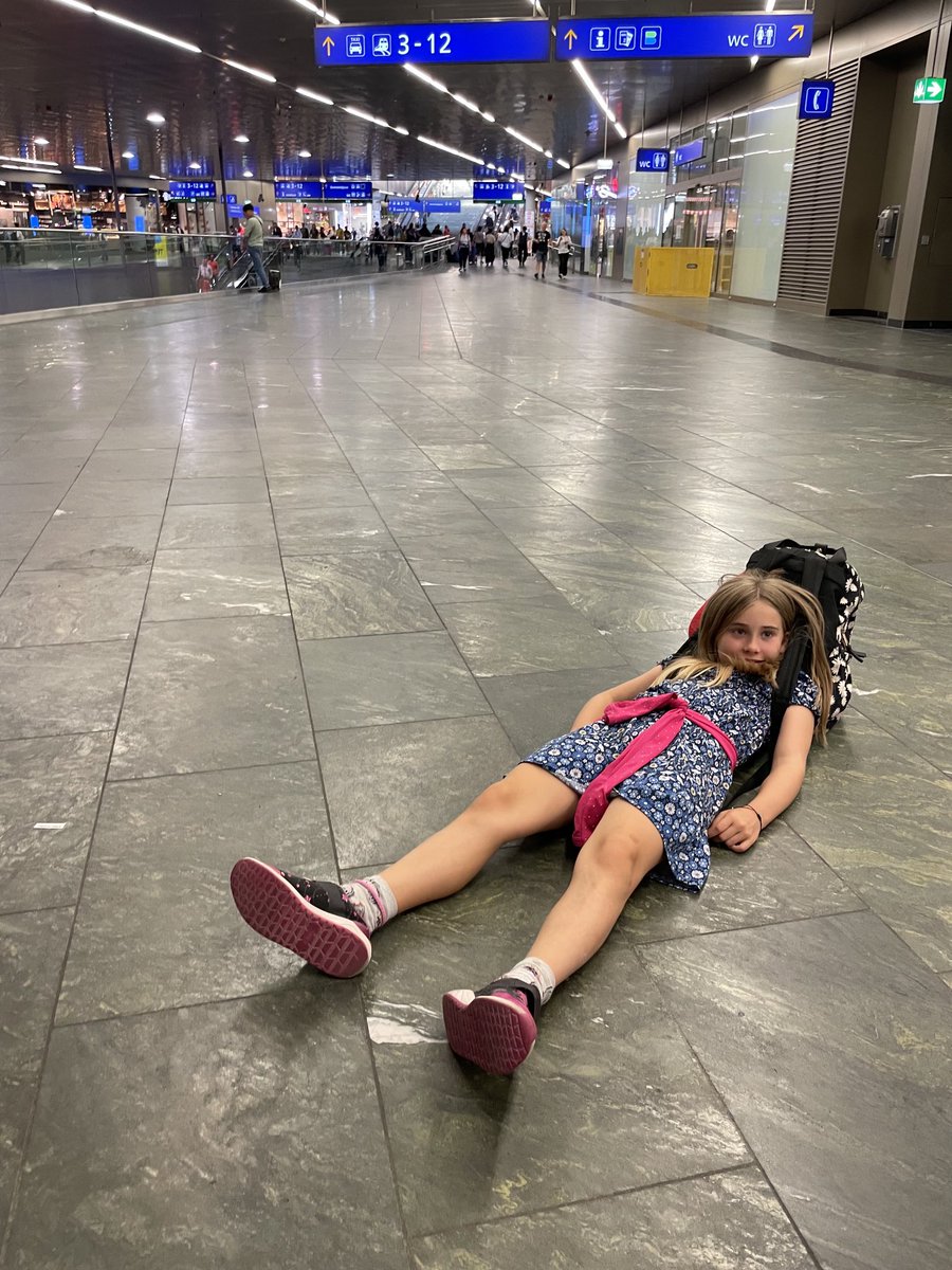 DomTulett's tweet photo. Waiting for the sleeper train #Vienna #travelwithkids #TopBunk https://t.co/0DWFWWq2eJ