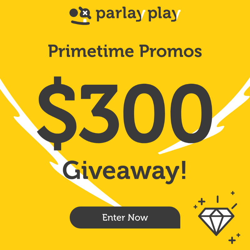 With the NFL kicking off next week, we're pumped to roll out ParlayPlay's Primetime Promos!

To celebrate 2 weeks of HUGE promos, we're giving away $50 in promo funds to 6 lucky winners 🤑

Contest Rules:
-Like and Retweet
-Follow <a href="/parlay_play/">ParlayPlay</a>
-Reply with your ParlayPlay username