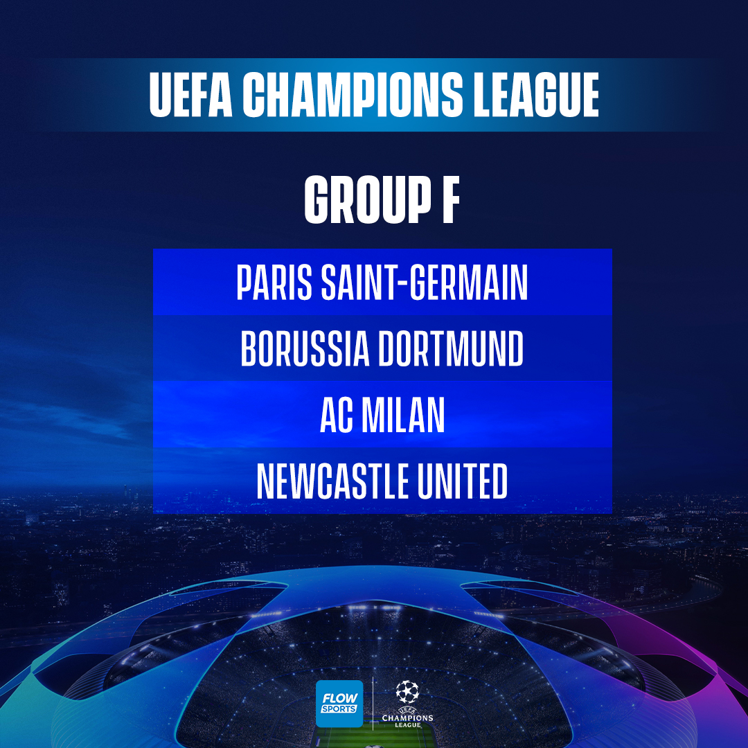 FlowSportsApp's tweet photo. Groups E - H ⤵️ 

#FlowSports #UCL https://t.co/D5vh0ZiVI4
