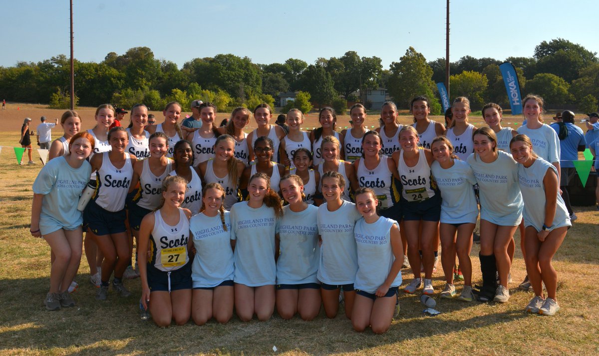 HPSportsClub's tweet photo. Congratulations to the Lady Scots Cross Country Varsity 1 team for finishing second place at the Greenhill 6 Mile Relay! #LadyScotsCC https://t.co/O2whmnf2Ju