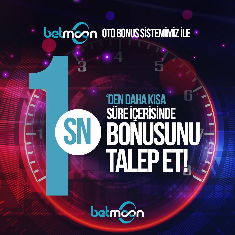 ⚡️ Işık Hızında OTO BONUS Sistemimiz ile 1 Saniye’den Daha Kısa Süre İçerisinde Bonusunu Talep Et!

🔥 Hizmet Kalitesi ve 7/24 Desteği ile BETMOON’da Size Sadece Oyunların Keyfini Çıkartmak Kalır!

Güncel Giriş 👉 bio.link/guncel