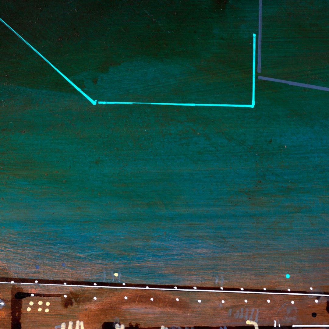 FarrellartVR's tweet image. Inspired by the #brueghel copper paintings in the @nationalgallery and ancient tablets @britishmuseum. I really like its irregular shape. Constellation Oil on copper, 16x20cm. 
#copperpainting #painting #art #contemporaryart #london #christopherfarrell #ancientstonetablets