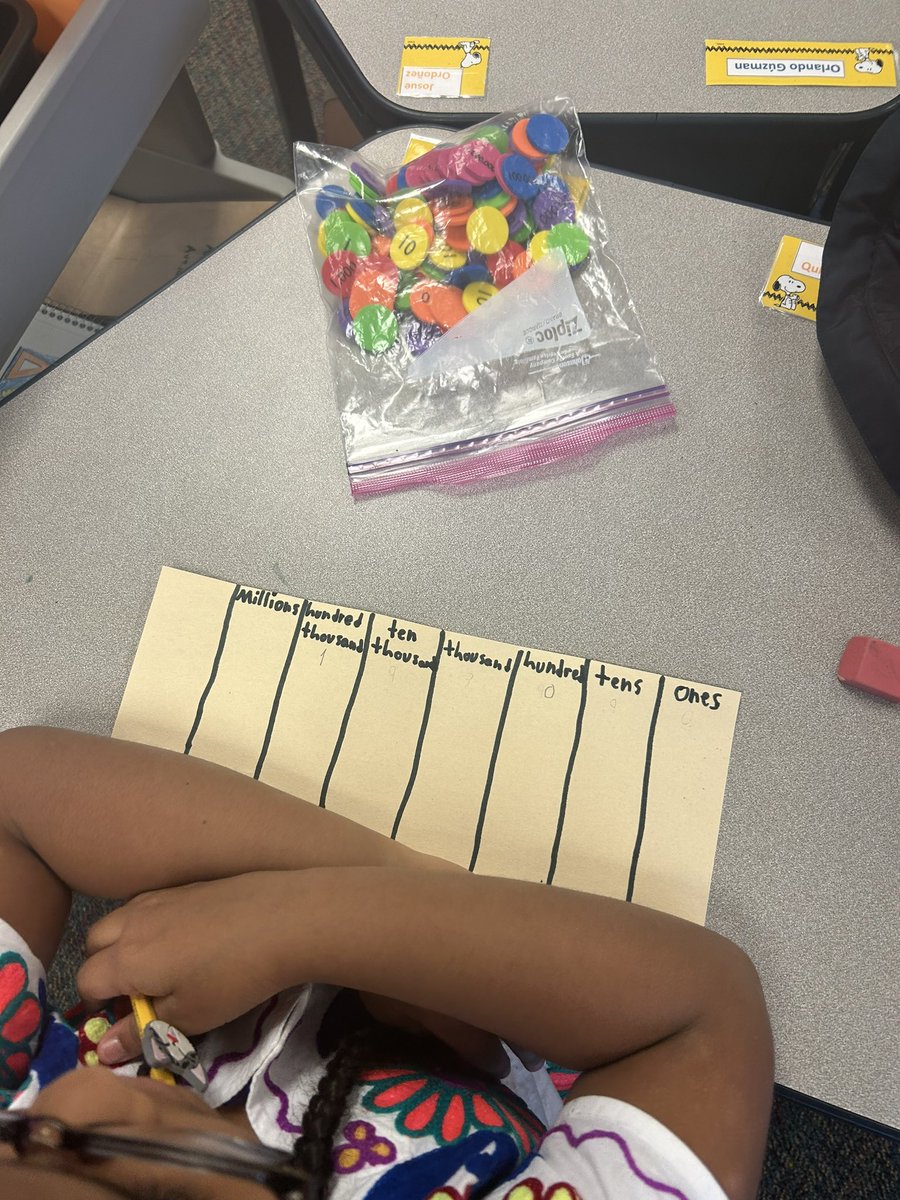 Having fun with Place Value!! 🙌🏼👍🏼