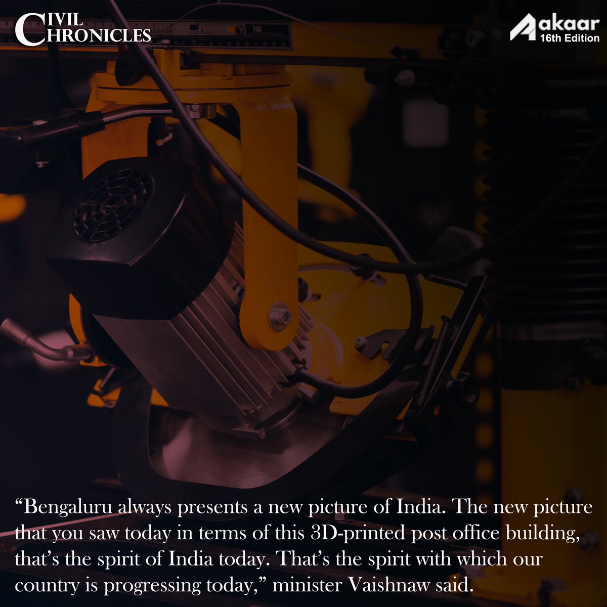 aakaariitb's tweet photo. Introducing "Civil Chronicles" by Aakaar – a captivating weekly journey delving into ingenious infrastructure and visionary designs. 

Join us as we unveil the remarkable tale of India's inaugural 3D-printed post office in our first post. 

#civilchronicles #aakaar #iitbombay https://t.co/gOzcwElWE6