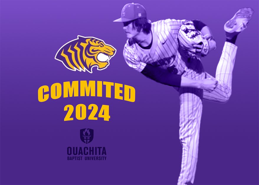 After much consideration I will be committing to Ouachita Baptist University to continue my baseball and academic career. I am very blessed to get the opportunity to play the game I love at the next level. I want to thank my parents and coaches <a href="/mcgarrhs/">Coach McGarrh</a> <a href="/Velo_doc/">Dr. Tyler Winfield</a> <a href="/_davidbrown_50/">David Brown</a>