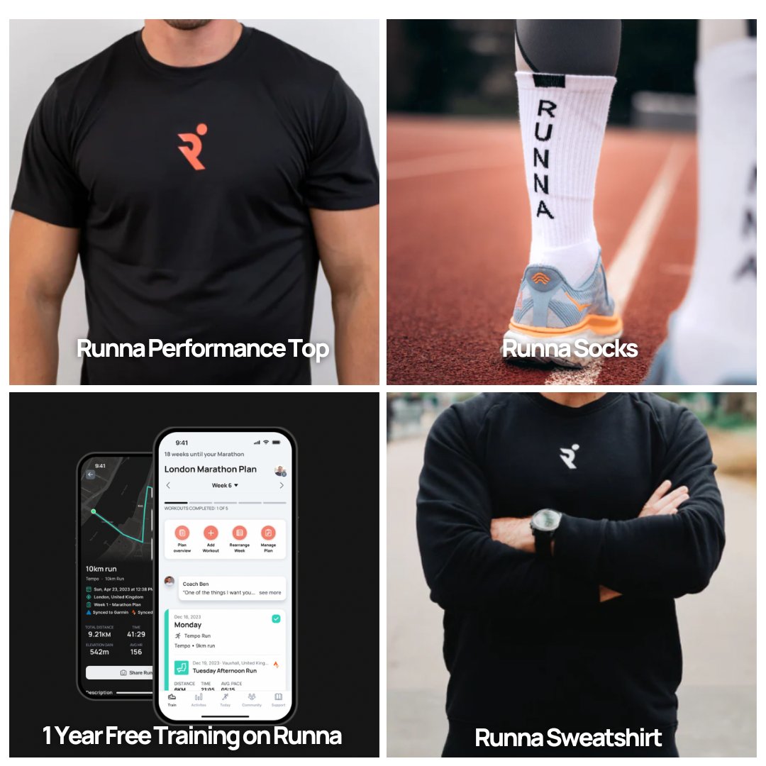 UKRunChat's tweet photo. Repost this and follow @runna to be in the Sunday 10th September 9pm draw to win a 12 month subscription, and Runna kit worth over £200. We will have 3 winners. Good luck! #ukrunchat #ad

Take your running to the next level: https://t.co/WAXDI9iQgR https://t.co/DcxMRCGqxF