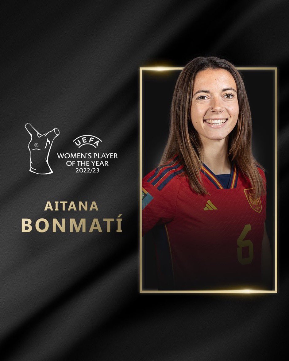 Aitana Bonmatí, Jugadora del Año de la UEFA: 

“Me gustaría recordar lo que ha pasado… Como sociedad no debemos permitir que se haga abuso de poder en una relación laboral, ni faltas de respeto.

A todas las mujeres que sufren lo mismo que Jenni, estamos con vosotras”.

Enorme.
