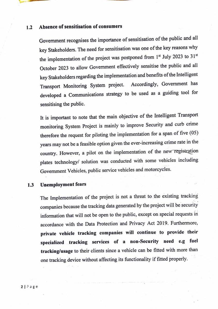 ETradeUG's tweet photo. Yesterday on Wednesday 30th August, the Ministry of Security issued a brief to KACITA on the implementation of the digital plates system.
This brief attempts to address issues on data privacy, administrative bureaucracies, unemployment & security.
Thoughts?
#digitalplates https://t.co/QZxtvT51Eq