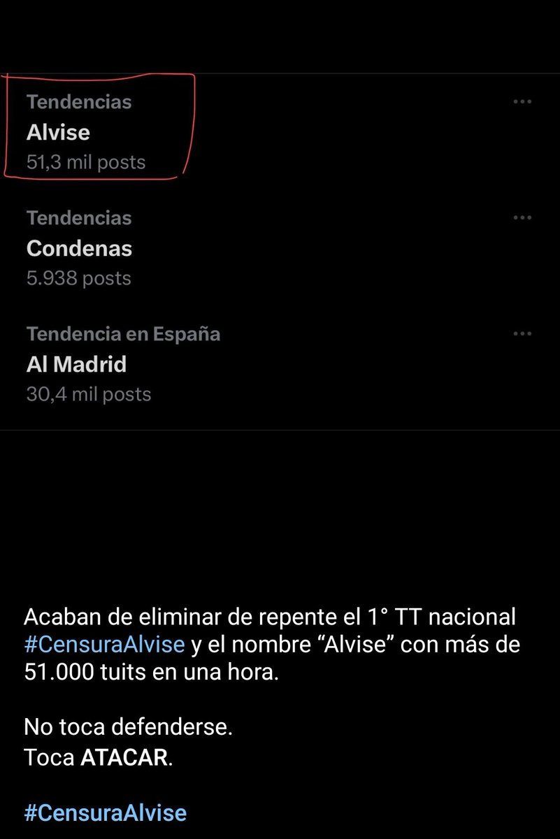 Chixum's tweet photo. @elonmusk puedes explicar por qué se #censuraalvise https://t.co/PJwtOc29Dz