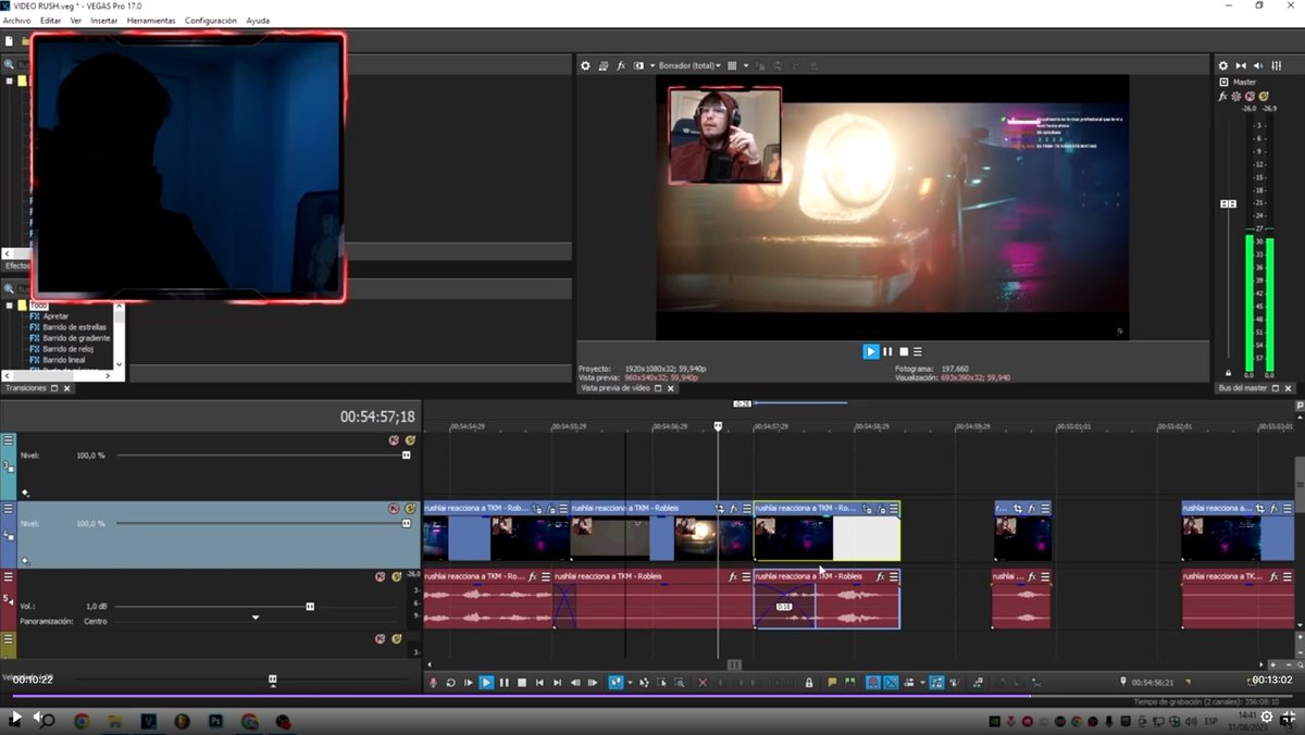 rushlaiyt's tweet photo. No se como se prendió stream. Con alguna tecla mientras editaba... esta era mi secuencia jajajaja https://t.co/bMNVEa2SH1