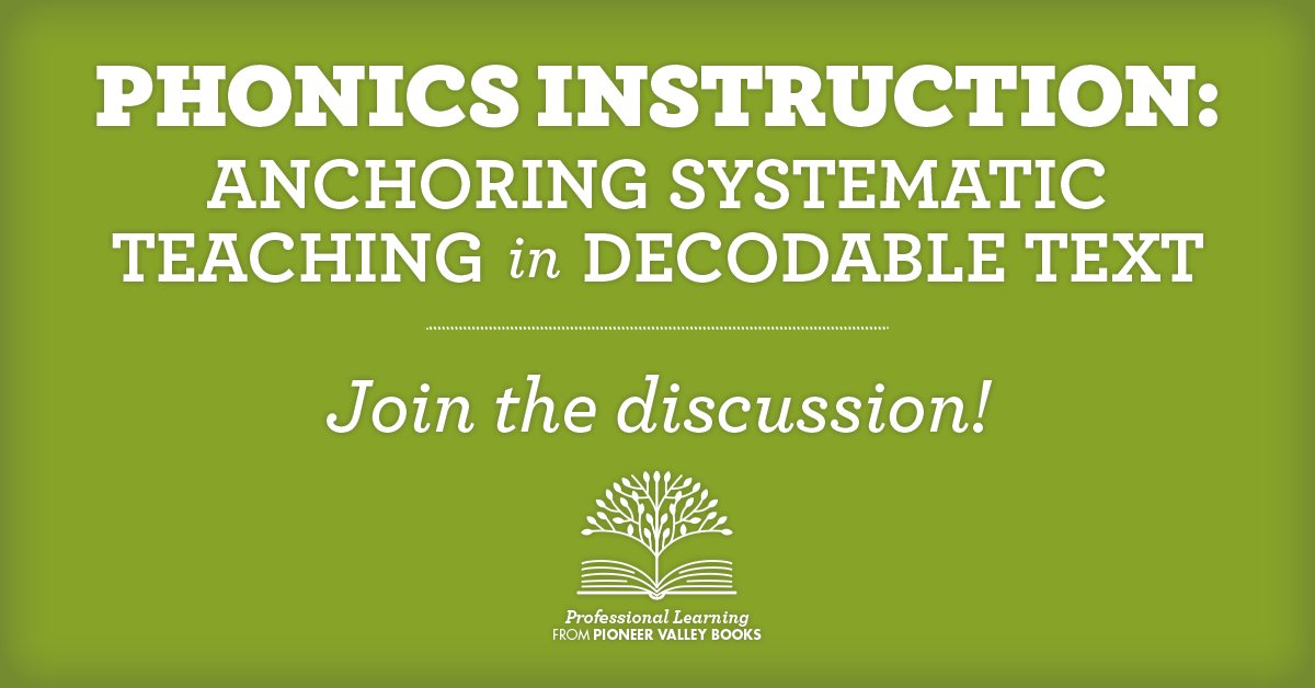 Join Karen Cangemi &amp; Michèle Dufresne on Sept 21, 4pm EST, for a free webinar: Phonics Instruction: Anchoring Systematic Teaching in Decodable Text. We'll discuss using high-impact decodable books as a foundation for building effective instruction. Signup: bit.ly/43V074C