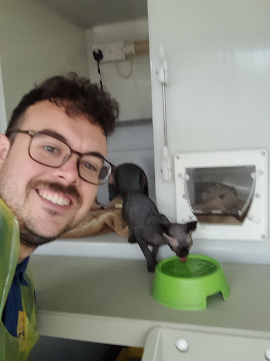JoshFerronCP's tweet photo. Today I spent the day at @CPMansfield as a volunteer Rehoming and Welfare Assistant. I can safely say I learnt so much about what our dedicated #volunteers and staff do at our everyday to help care for and rehome #cats. I also got to spend some time with some absolute beauties. https://t.co/3gioaUvi5c