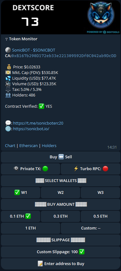 SonicBOT tweet media