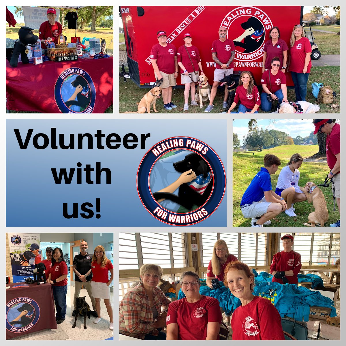 #Thankful Thursday: Our volunteers make it possible. Join those who bring the support &amp; passion to #HP4Ws:
healingpawsforwarriors.org/volunteer