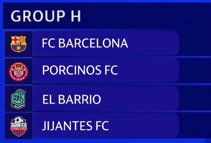 YihiRM's tweet photo. El grupo del Barça https://t.co/xNloYZY1mU