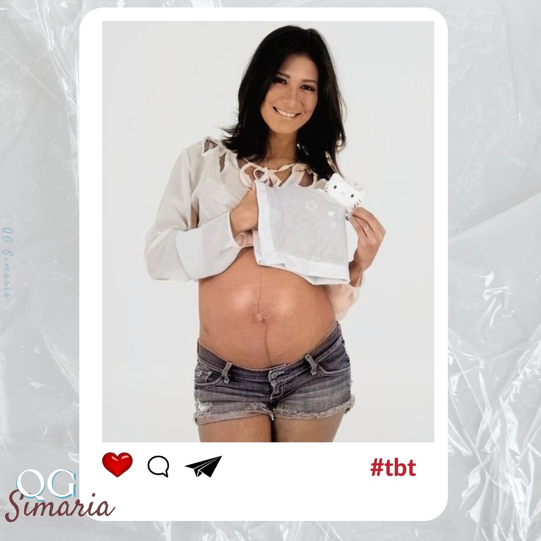 Um #TBT muito especial de quando <a href="/simaria/">Simaria</a> estava gravidinha da nossa Gio. 💖