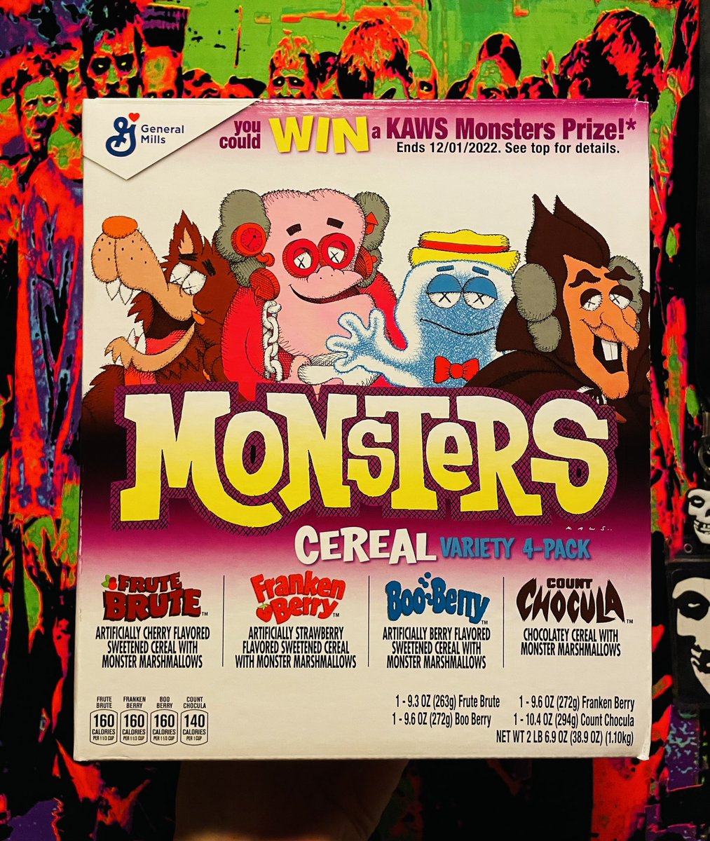 SudduthPhillip's tweet image. Does anybody know if this delightful box set will be making a return this Halloween Season? #Cereal #BooBerry #Frankenberry #CountChocula #FruitBrute