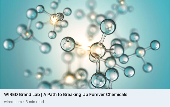 Breaking up “forever chemicals” in the #environment doesn’t have to take forever. <a href="/WIRED/">WIRED</a> just featured Good Chemistry's breakthrough in using its massively parallel virtual #chemistry lab on <a href="/awscloud/">Amazon Web Services</a> to turn the tide on toxic #PFAS molecules.

wired.com/sponsored/stor…