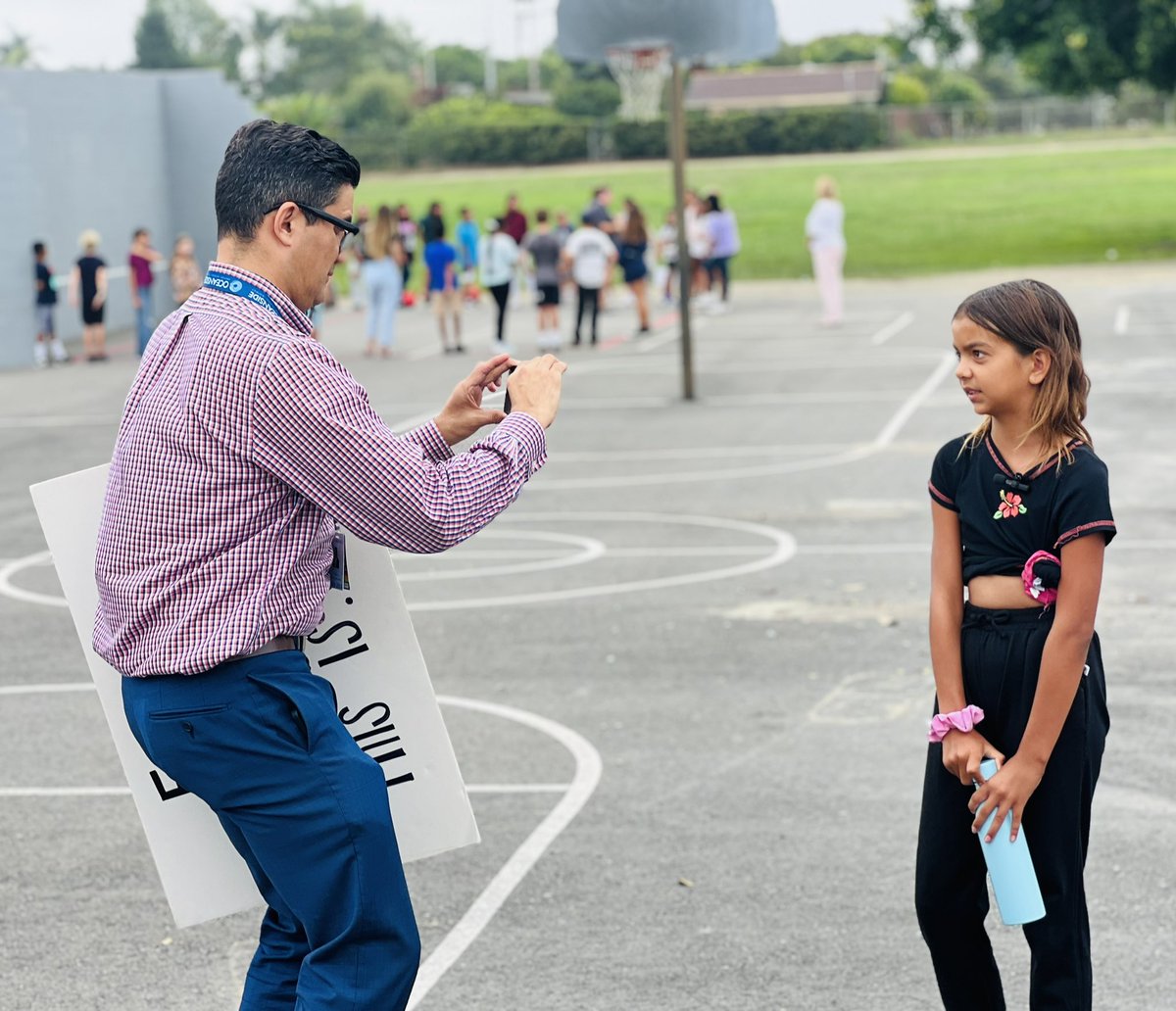 Jschlueter8's tweet photo. Roadrunners share their excitement for the new playground in an interview with Director Bendz! @pqroadrunner #DestinationOside https://t.co/3o4F7fCe7f