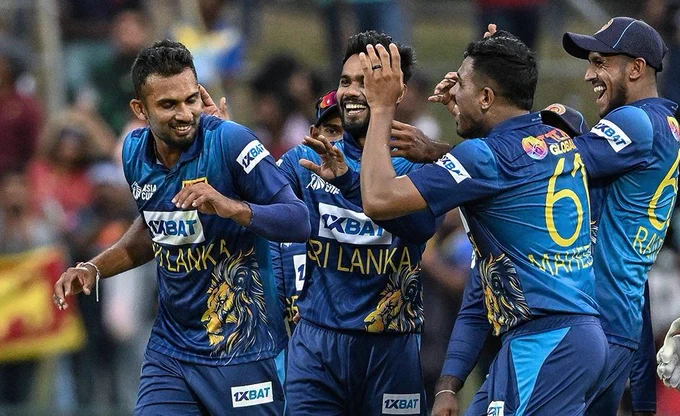 1xBat Sri Lanka Cricket Team. Photo Source - Twitter