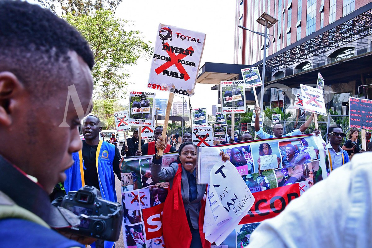 Amidst a shrinking civic space and denial of right to protest, 9 students will appear at Buganda Road Court on 04th September 2023 to respond to charges of Common nuisance as we led a protest <a href="/EUinUG/">EU in Uganda</a> calling <a href="/TotalEnergiesUG/">TotalEnergies Uganda</a> to drop Eacop.
Join in Civil Disobedience against Eacop