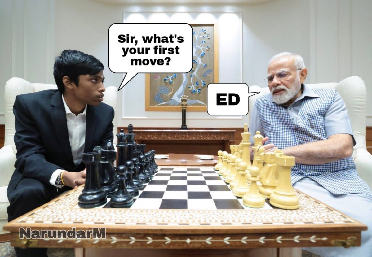 NarundarM's tweet photo. Checkmate. https://t.co/HZRr1aiAqD